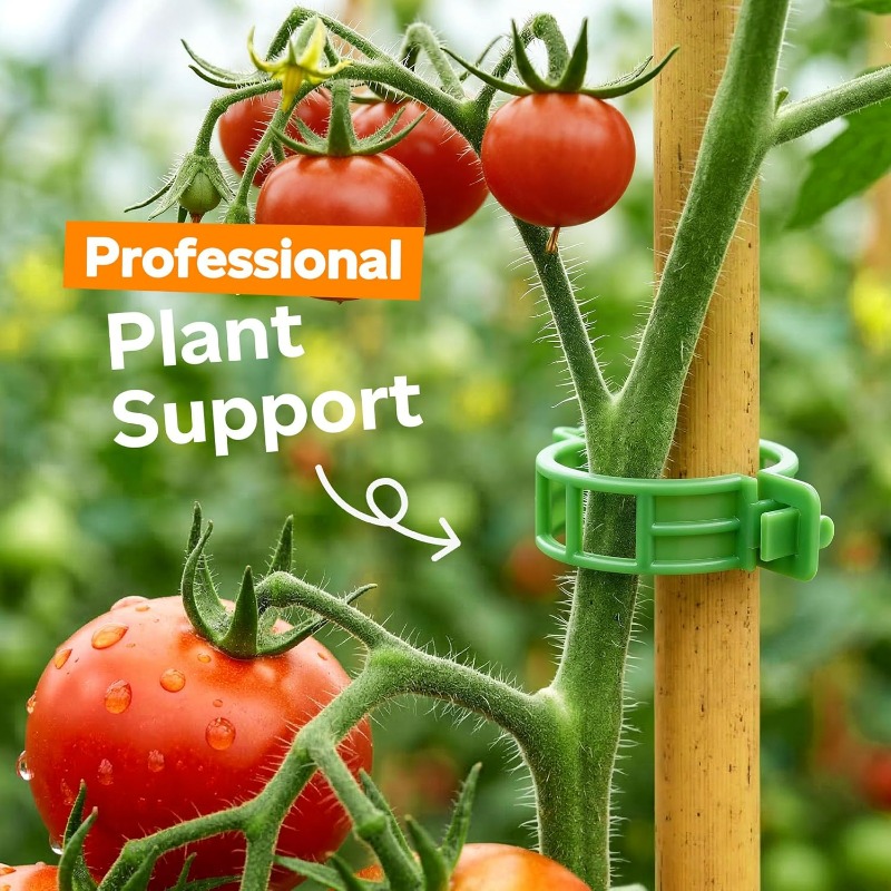 10/600 Peças Clipes de Plástic - Gardening Tools Vegetables avaliação e preço