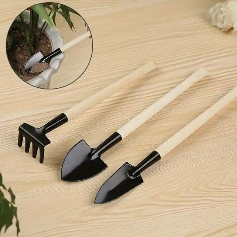 Conjunto de 3 Mini Pás de Jard - Gardening Tools Vegetables avaliação e preço