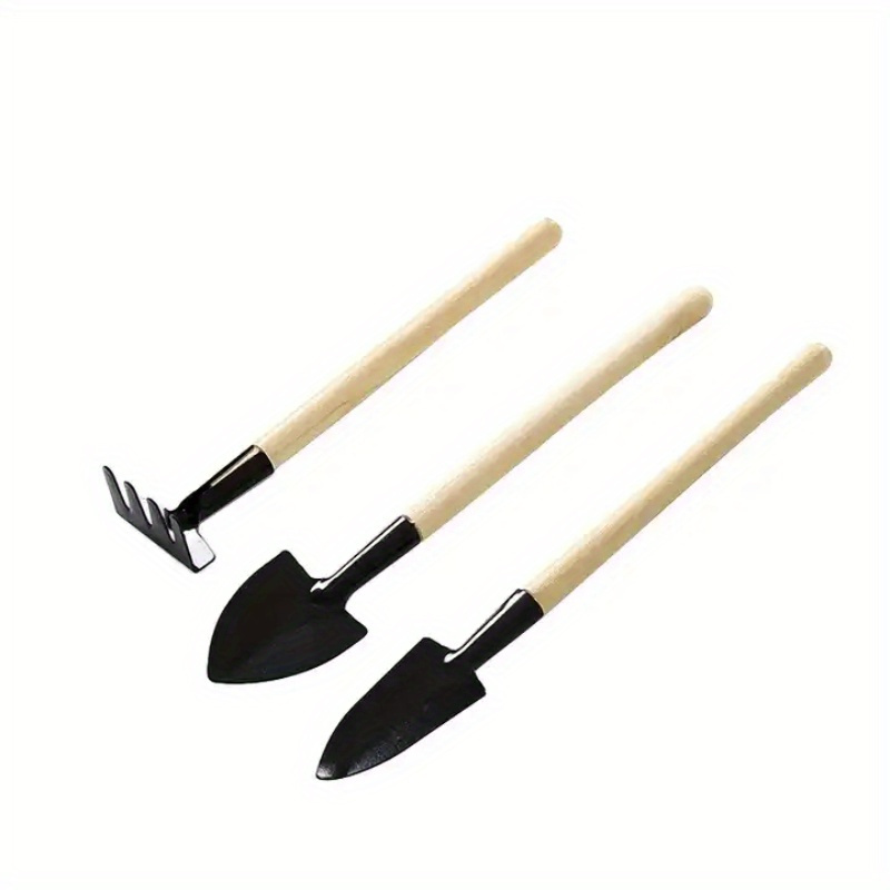 Conjunto de 3 Mini Pás de Jard - Gardening Tools Vegetables avaliação e preço